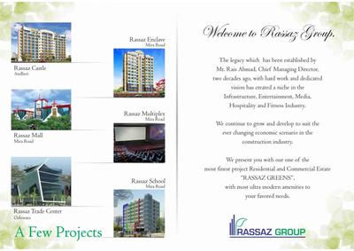 Image of 850 Sq.ft 2 BHK Apartment / Flat for sale in Rassaz Greens Tower C D And E, Mira Road East, Mira Bhayandar for Rs. 12000000