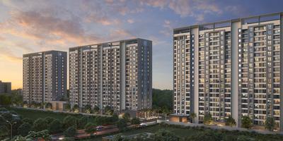 Image of 1340 Sq.ft 3 BHK Apartment / Flat for sale in Sahyadri Plumeria, Moshi, Pune for Rs. 8990000