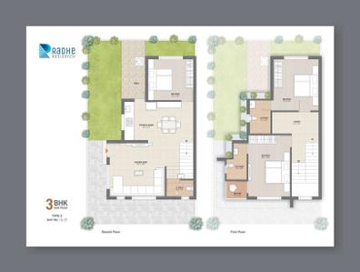 Image of 2259 Sq.ft 3 BHK Independent House for sale in Radhe Residency, Shiholi, Gandhinagar for Rs. 11000000