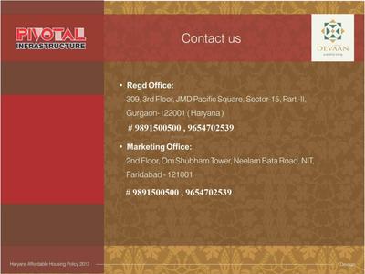 Image of 803 Sq.ft 2 BHK Apartment / Flat for sale in Pivotal Devaan, Sector 84, Gurgaon for Rs. 6504150