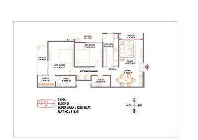 Image of 2050 Sq.ft 4 BHK Apartment / Flat for sale in Sudha Residency, Lanka, Varanasi for Rs. 25000000