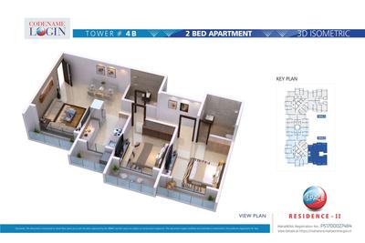 Image of 628 Sq.ft 1 BHK Apartment / Flat for sale in Space Residence II Building No 4 A, Mira Road East, Mira Bhayandar for Rs. 7700000