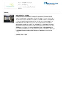 Image of 900 Sq.ft 2 BHK Apartment / Flat for sale in Parikh Paradise Tower, Virar West, Virar for Rs. 6800000