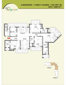 Image of 1934 Sq.ft 3 BHK Apartment / Flat for sale in Bestech Park View Spa Next, Sector 67, Gurgaon for Rs. 31500000