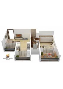 Image of 560 Sq.ft 1 BHK Apartment / Flat for sale in KM Narmada Mohan Apartment, Naigaon East, Naigaon for Rs. 4200000