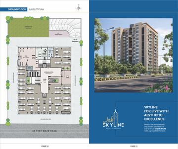 Image of 3852 Sq.ft 4 BHK Apartment / Flat for sale in Sparsh Skyline, Gujarat International Finance Tec City, Gandhinagar for Rs. 32100000