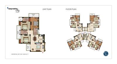 Image of 1485 Sq.ft 3 BHK Apartment / Flat for sale in Ramprastha The View, Sector 37D, Gurgaon for Rs. 14200000
