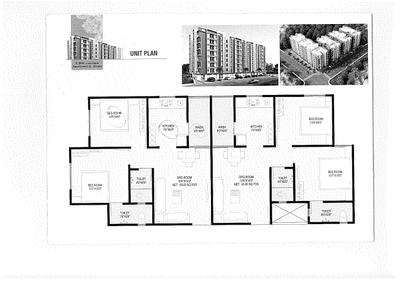 Image of 945 Sq.ft 2 BHK Apartment / Flat for sale in Sarita Residency 4, Vastral, Ahmedabad for Rs. 3400000