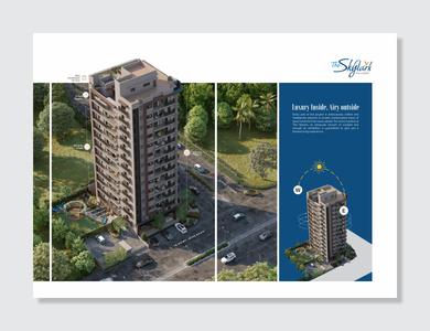 Image of 1998 Sq.ft 3 BHK Apartment / Flat for sale in The Skylark, Randesan, Gandhinagar for Rs. 8560000