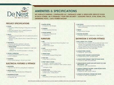 Image of 1340 Sq.ft 1 BHK Apartment / Flat for sale in Delhi De Nest, Mandi, New Delhi for Rs. 9500000