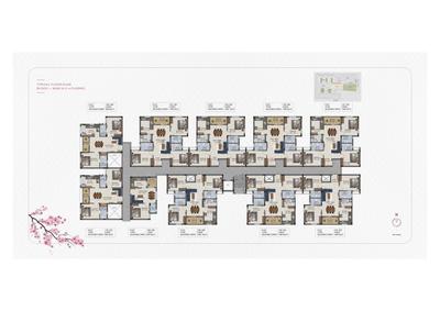 Image of 1385 Sq.ft 3 BHK Apartment / Flat for sale in Prince Blossom, Neelambur, Coimbatore for Rs. 8500000