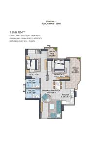 Image of 1200 Sq.ft 2 BHK Apartment / Flat for sale in GLS Avenue 81, Sector 81, Gurgaon for Rs. 13500000