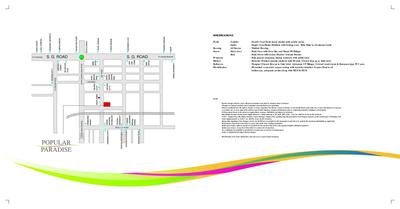Image of 1850 Sq.ft 3 BHK Apartment / Flat for sale in Popular Paradise, Gota, Ahmedabad for Rs. 7200000