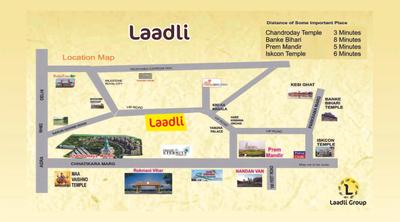 Image of 785 Sq.ft 1 BHK Apartment / Flat for sale in Laadli Height, Sunrakh Bangar, Vrindavan for Rs. 5887500