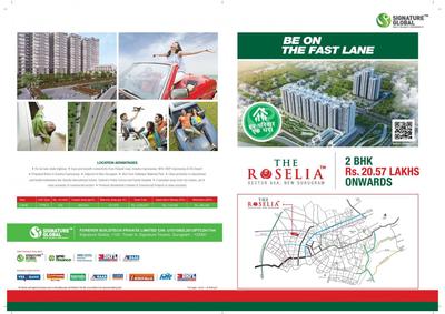 Image of 650 Sq.ft 2 BHK Apartment / Flat for sale in Signature Global Roselia 2, Sector 95A, Gurgaon for Rs. 5400000