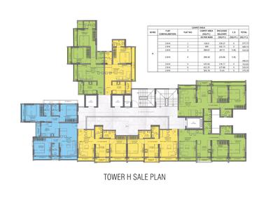 Image of 1015 Sq.ft 2 BHK Apartment / Flat for sale in JSB Nakshatra Veda II, Vasai East, Vasai for Rs. 5810000