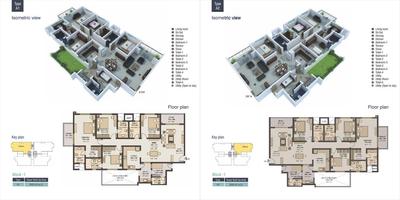 Image of 1742 Sq.ft 3 BHK Apartment / Flat for sale in Sobha Garnet, Kondhwa, Pune for Rs. 17000000