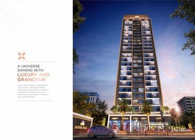 Image of 1325 Sq.ft 3 BHK Apartment / Flat for sale in Satyam Stella, Kopar Khairane, Navi Mumbai for Rs. 25000000