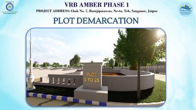 Image of 1000 Sq.ft Residential Plot / Land for sale in VRB Amber Phase 1st, Sanganer, Jaipur for Rs. 2500000