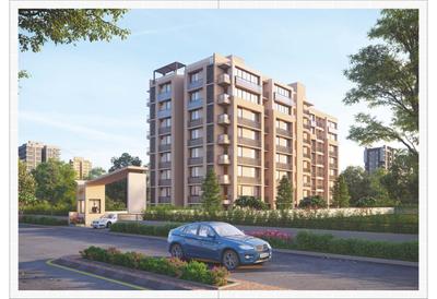 Image of 1719 Sq.ft 3 BHK Apartment / Flat for sale in Shree Ugati Residency, Ghatlodiya, Ahmedabad for Rs. 8000000