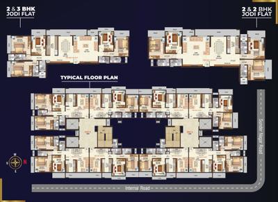 Image of 700 Sq.ft 2 BHK Apartment / Flat for sale in Triumph Swastik, Malad West, Mumbai for Rs. 23500000