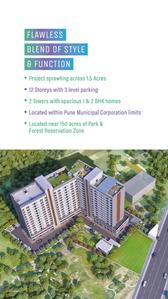 Image of 1090 Sq.ft 2 BHK Apartment / Flat for sale in Neco Beaumont, Mohammed Wadi, Pune for Rs. 5500000