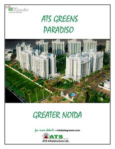 Image of 2500 Sq.ft 4 BHK Apartment / Flat for sale in ATS Paradiso, Chi IV, Greater Noida for Rs. 41000000