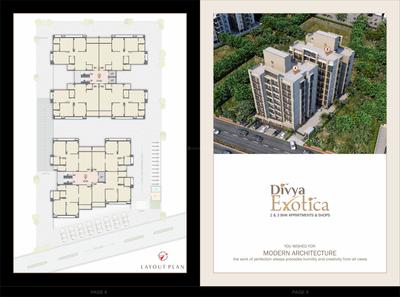 Image of 1260 Sq.ft 2 BHK Apartment / Flat for sale in Yash Divya Exotica, Gota, Ahmedabad for Rs. 6800000