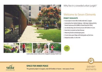 Vatika Seven Elements Brochure 4