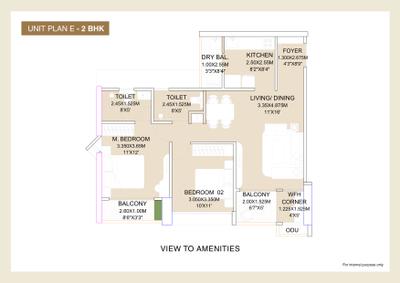 Image of 1601 Sq.ft 3 BHK Apartment / Flat for sale in SMP 6 Boulevard, Tathawade, Pune for Rs. 12700000