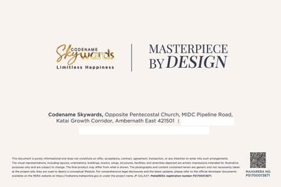 Image of 1049 Sq.ft 2 BHK Apartment / Flat for sale in Codename Skywards, Ambernath East, Ambernath for Rs. 4800000