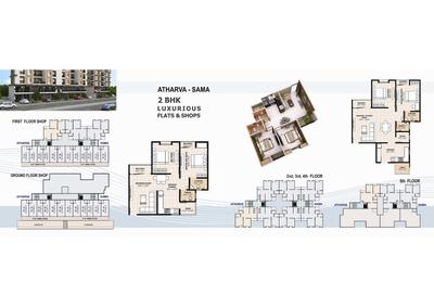 Image of 750 Sq.ft 2 BHK Apartment / Flat for sale in Sneh Velani Exotica, Atladara, Vadodara for Rs. 3000000
