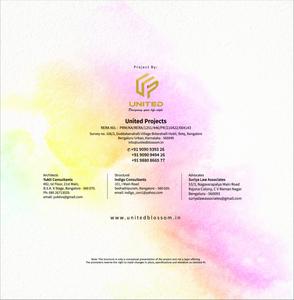 Image of 1074 Sq.ft 2 BHK Apartment / Flat for sale in United Blossom, Whitefield, Bengaluru for Rs. 8100000