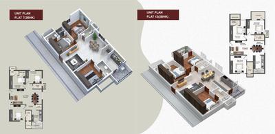 Image of 1548 Sq.ft 3 BHK Apartment / Flat for sale in Quorizon Navya Symphony, Bachupally, Hyderabad for Rs. 9150000