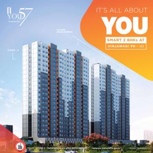 Image of 787 Sq.ft 2 BHK Apartment / Flat for sale in Sanas You57 Tower, Hinjawadi Phase 3, Pune for Rs. 7500075