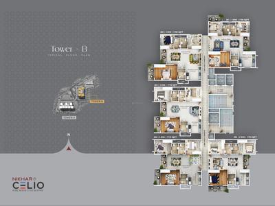 Image of 1144 Sq.ft 3 BHK Apartment / Flat for sale in Nikhar Celio, Gunjur Village, Bengaluru for Rs. 13600000