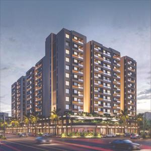 Image of 950 Sq.ft 3 BHK Apartment / Flat for sale in Nakshtra Samved Dreams, Sargasan, Gandhinagar for Rs. 8200000
