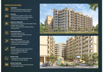 Image of 650 Sq.ft 1 BHK Apartment / Flat for sale in Sai Shri Narayana, Taloja, Navi Mumbai for Rs. 3300000