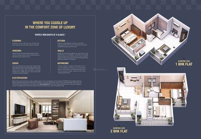 Image of 1060 Sq.ft 2 BHK Apartment / Flat for sale in Shreeji Neelkanth, Pushpak Nagar, Navi Mumbai for Rs. 7900000