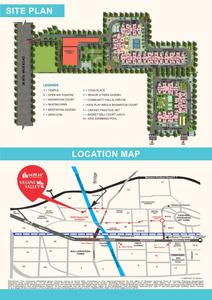 Image of 900 Sq.ft 3 BHK Apartment / Flat for sale in HRH City Vasant Valley, Sector 56A, Faridabad for Rs. 5400000