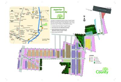 Image of 600 Sq.ft Residential Plot / Land for sale in BSCPL Bollineni County, Chikka Tirupathi, Kolar for Rs. 2399999