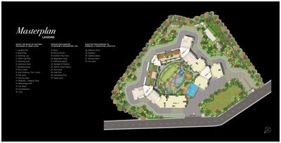 Image of 1050 Sq.ft 3 BHK Apartment / Flat for sale in Purva Clermont Wing A, Chembur, Mumbai for Rs. 42500000