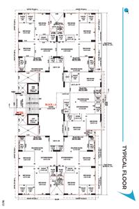 Image of 1845 Sq.ft 3 BHK Apartment / Flat for sale in Gardania Skyrise, Zundal, Ahmedabad for Rs. 7400000
