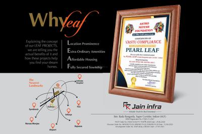 Image of 800 Sq.ft Residential Plot / Land for sale in RR Pearl Leaf, Hatod, Indore for Rs. 4500000