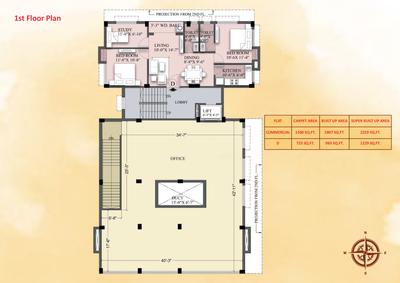 Image of 1229 Sq.ft 2.5 BHK Apartment / Flat for sale in Sun Rudra, New Alipore, Kolkata for Rs. 8000000