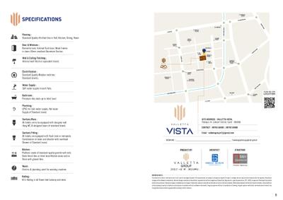 Image of 1300 Sq.ft 2 BHK Apartment / Flat for sale in Valletta Vista, Palanpur, Surat for Rs. 5450000