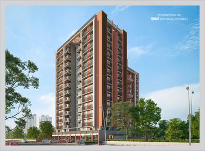 Image of 2000 Sq.ft 3 BHK Apartment / Flat for sale in Shreekar Elite, Bhadaj, Ahmedabad for Rs. 9800000