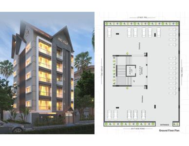 Image of 684 Sq.ft 2 BHK Apartment / Flat for sale in Vraj Villa, Mavdi, Rajkot for Rs. 5000000