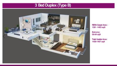 Image of 1760 Sq.ft 3 BHK Duplex for sale in Birla Alokya, Thirumalashettyhally, Bengaluru for Rs. 24000000