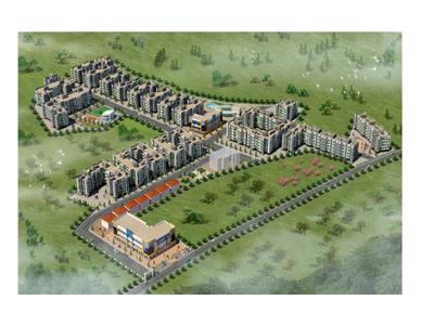 Image of 297 Sq.ft 1 BHK Apartment / Flat for sale in Oswal Dream City, Palghar, Mumbai for Rs. 1200000